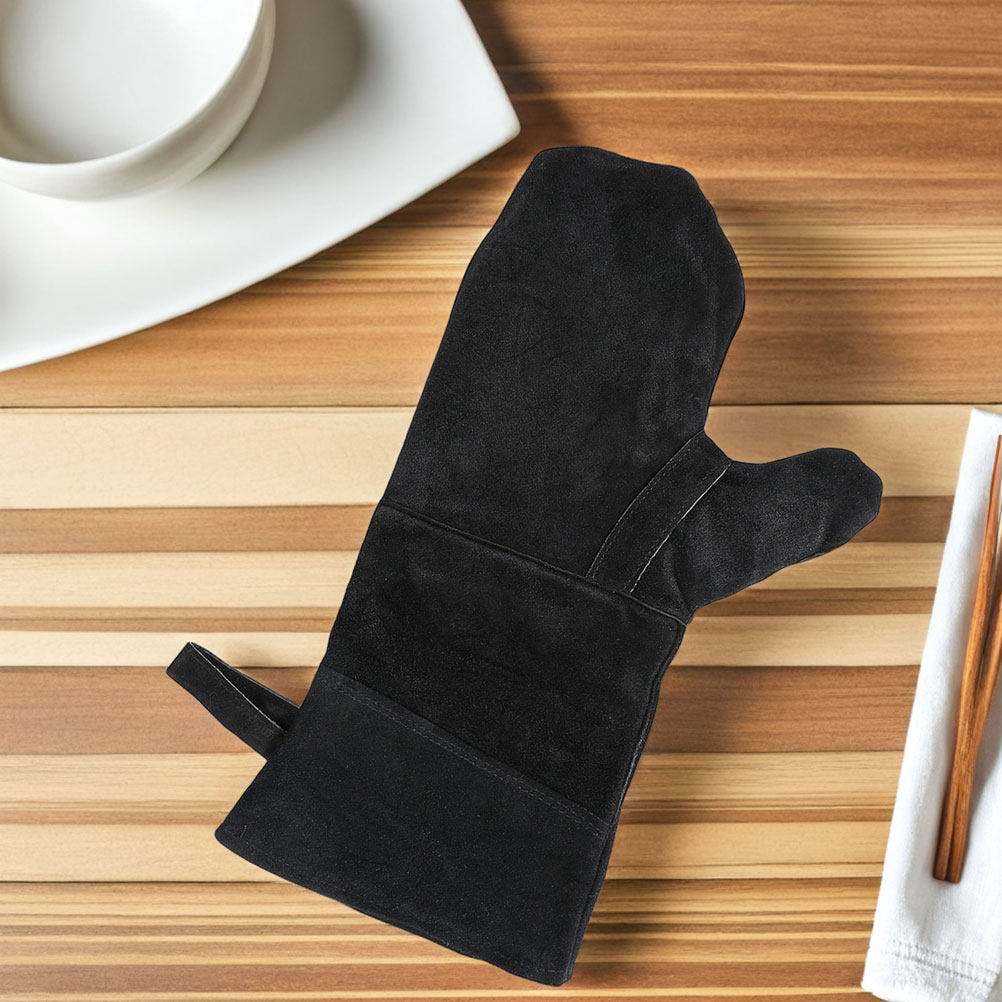 Heat Resistant Glove - 3 Guantes de Cocina Negros Resistentes
