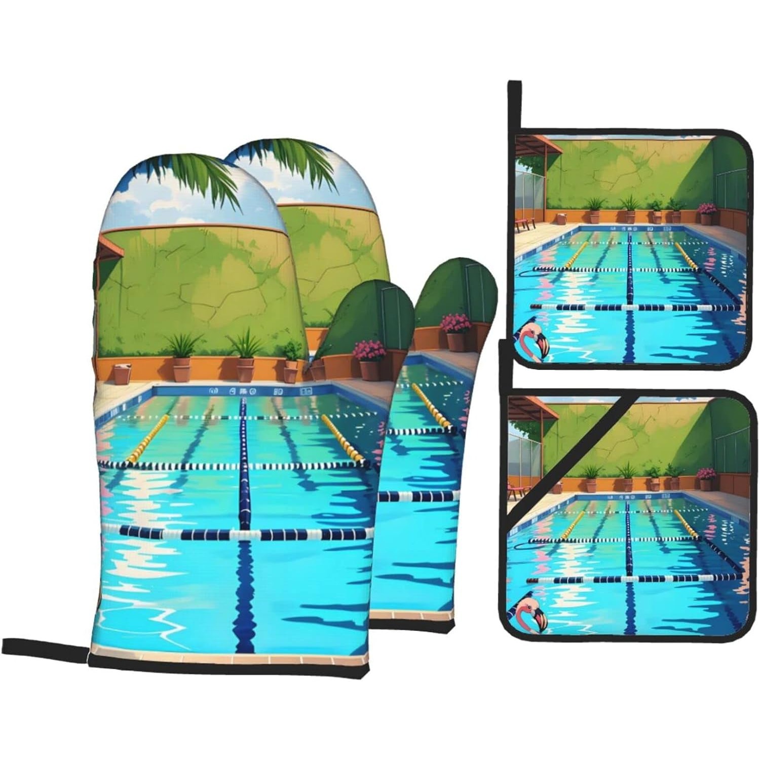 Oven Mitt Silicone - Manoplas y agarraderas de silicona para