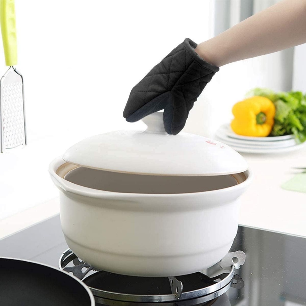 Manoplas para horno 500 ° F Ma - Oven Mitt Silicone reseña y precio