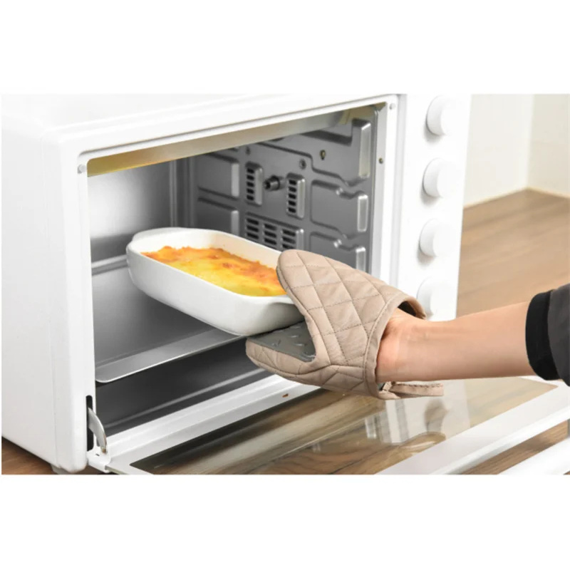 Guantes de cocina antiescaldad - Oven Mitt Silicone reseña y precio
