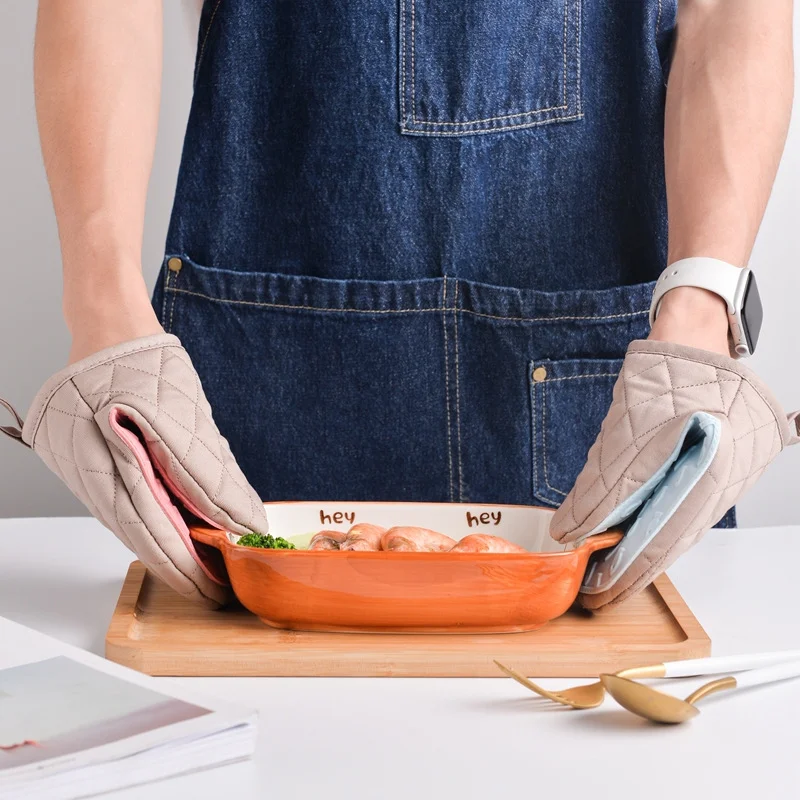 Guantes de cocina antiescaldad - Oven Mitt Silicone reseña y precio