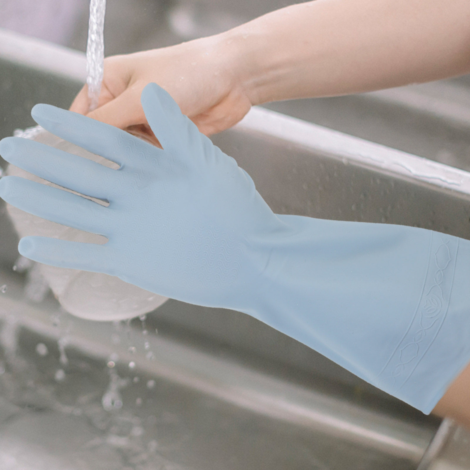 3 pares de guantes de goma imp - Dish Glove Rubber reseña y precio