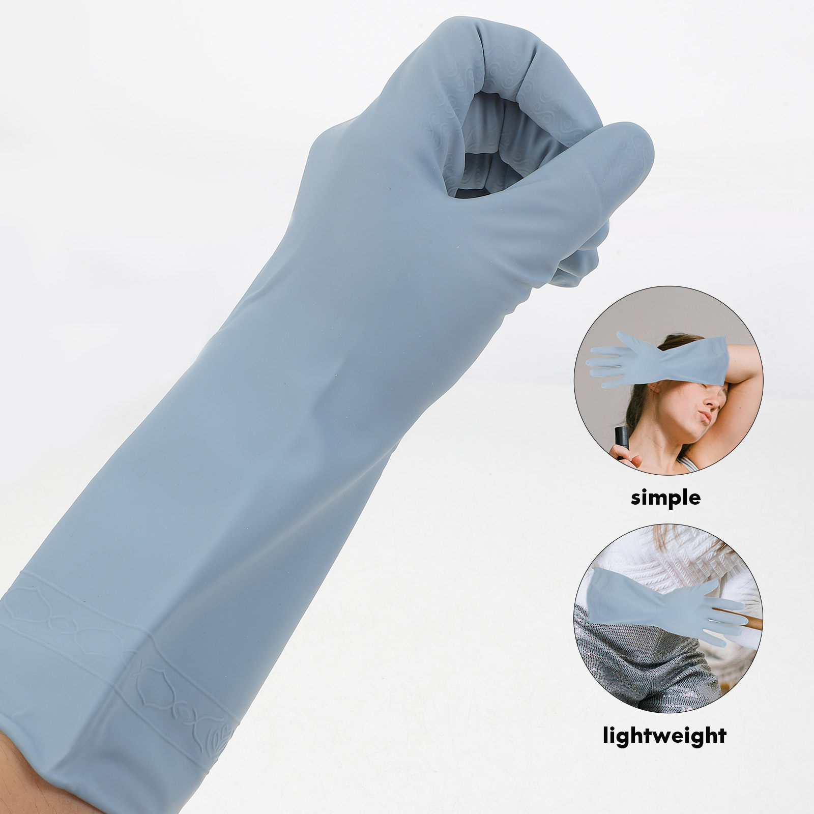 3 pares de guantes de goma imp - Dish Glove Rubber reseña y precio