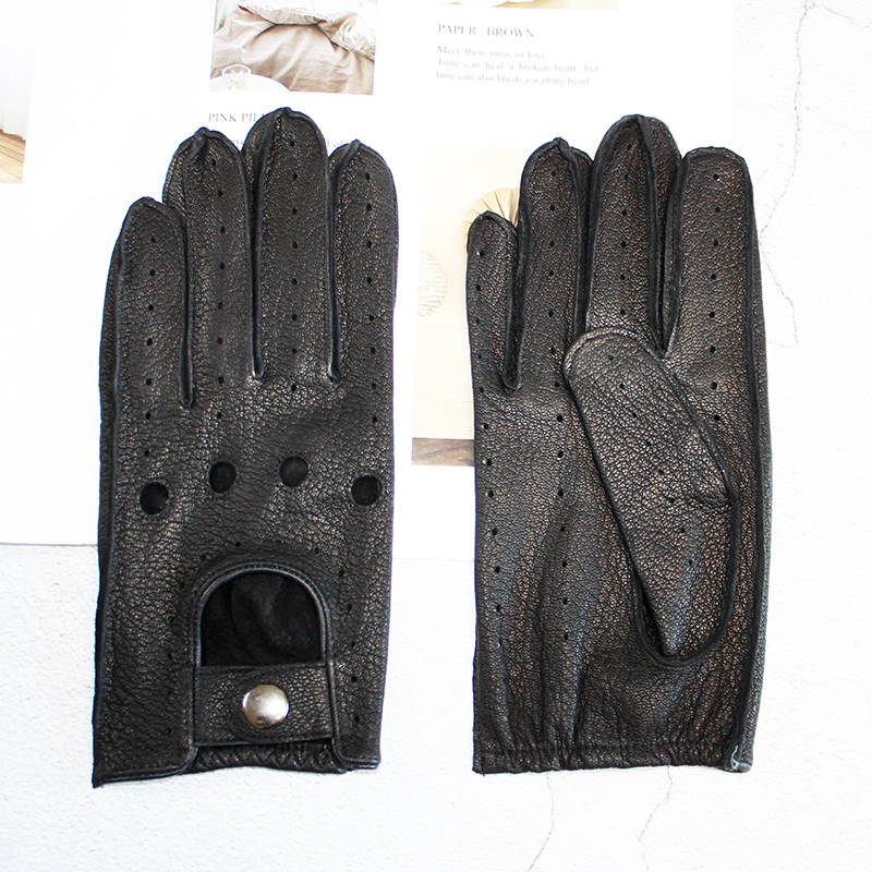 Guantes de cuero con dedos com - Leather Driving Glove reseña y precio