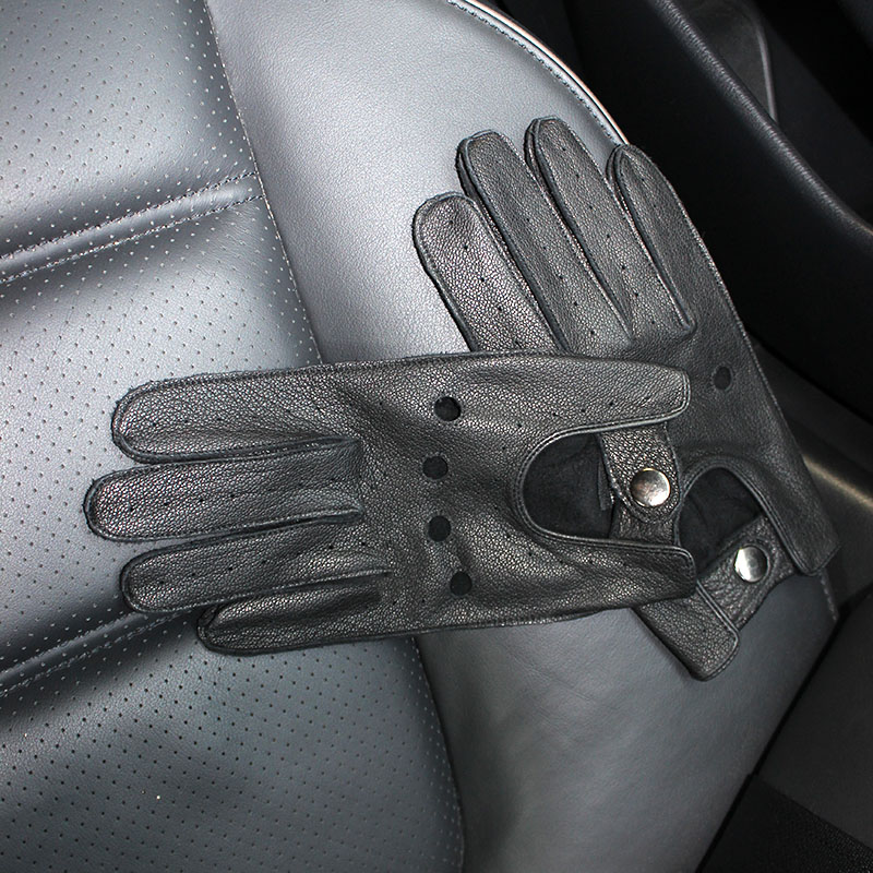 Guantes de cuero con dedos com - Leather Driving Glove reseña y precio
