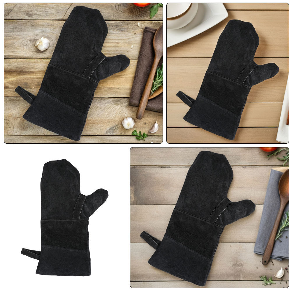 3 Guantes de Cocina Negros Res - Heat Resistant Glove reseña y precio