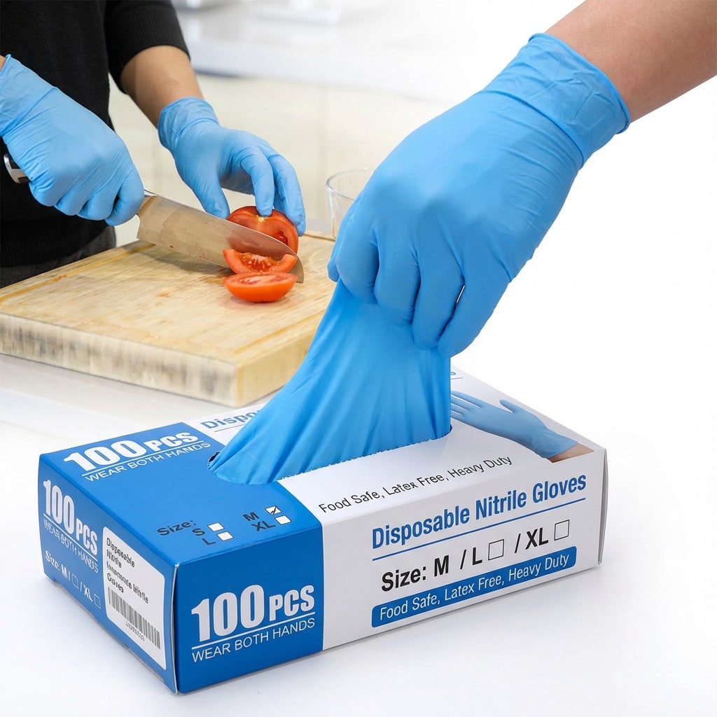 100 guantes desechables de nit - Rubber Glove Cleaning reseña y precio