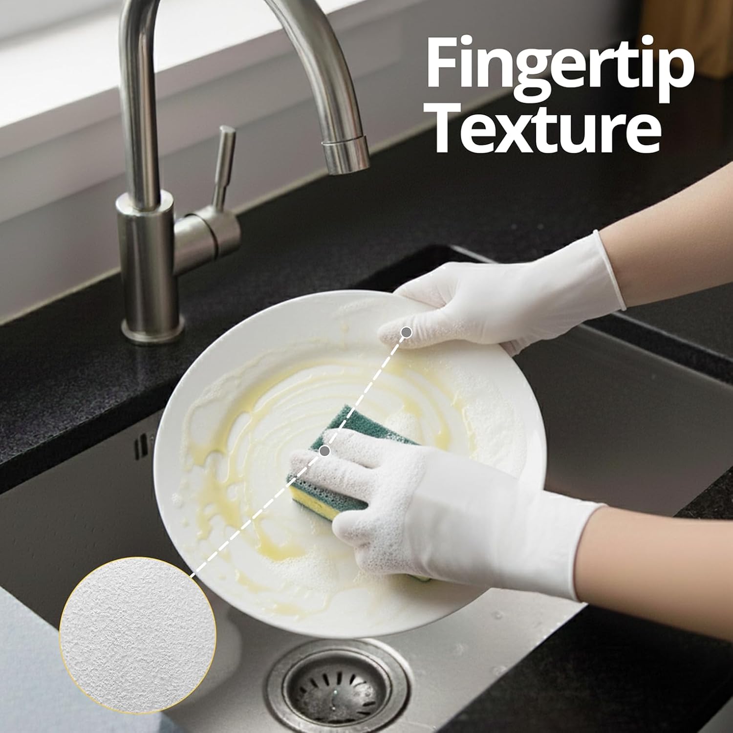 Guantes Desechables de Nitrilo - Rubber Glove Cleaning reseña y precio