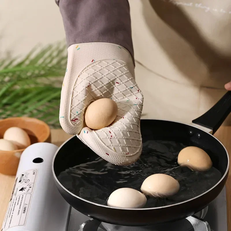 Guantes resistentes al calor p - Oven Mitt Silicone reseña y precio